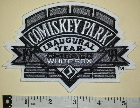 1991 CHICAGO WHITE SOX COMISKEY PARK INAUGURAL YEAR MLB BASEBALL CREST PATCH